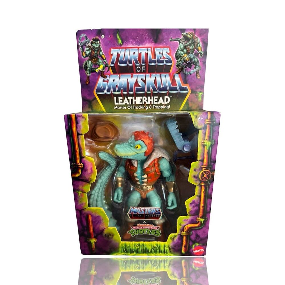 TMNT Turtles of Grayskull Leatherhead Action Figure 5.5" Masters of the Univers